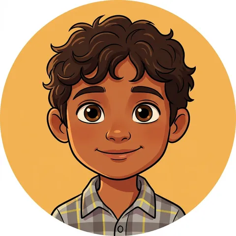 Storybook portrait of Dylan