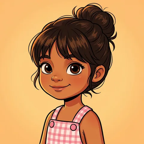 Storybook portrait of Summer